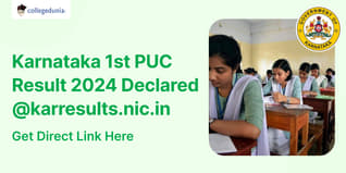 Karnataka 1st PUC Result 2024 Declared @karresults.nic.in; Get Direct Link Here